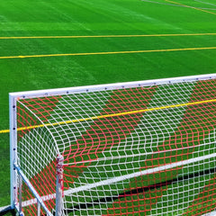 Juego Porterías Aluminio Fútbol 7 120X100 Mm Abatibles Con Arquillos Galvanizados En Caliente