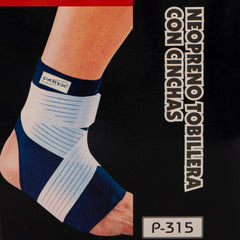 Tobillera Neopreno Con Cinchas Cv Talla Única
