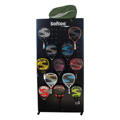 Rack Expositor Con Sistema Almacenaje