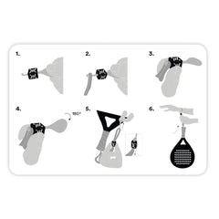 Cierre De Cordón Constrictor Para Palas De Pádel