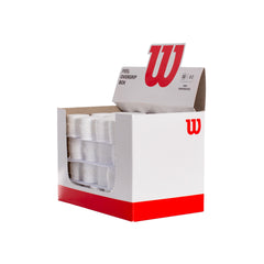 Caja 60 Overgrips Wilson Blanco Pro Perforados