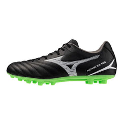 Botas De Fútbol Mizuno Monarcida Neo 3 Select Ag - Negro/Verde Fluor / 40 1/2