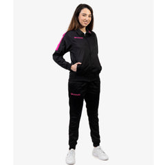 Chándal Givova Tuta Revolution Fluor - Negro/Fucsia / Xs