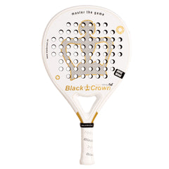 Pala De Pádel Black Crown Piton White Soft