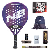 Pack Pala Pádel Enebe Response Fiber Purple