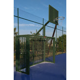 Juego De 2 Porterias F.Sala/Balonmano - Canasta Basket Antivandalica Verde