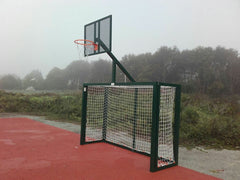 Juego De 2 Porterías F.Sala/Balonmano - Canasta Basket Verde