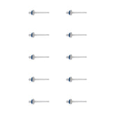 Lote 10 Agujas Hinchado Estrecha Pvc Rox