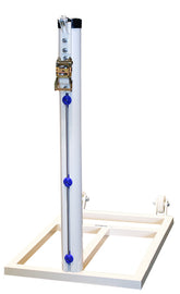 Juego Postes Tenis Trasladables Aluminio Ø 90Mm