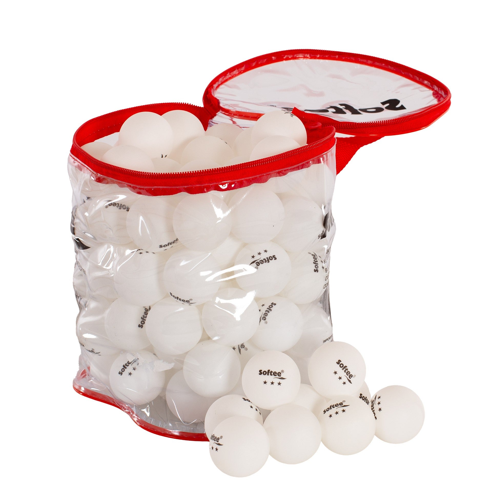 Bolsa 100 Pelotas Pp Tenis De Mesa Softee