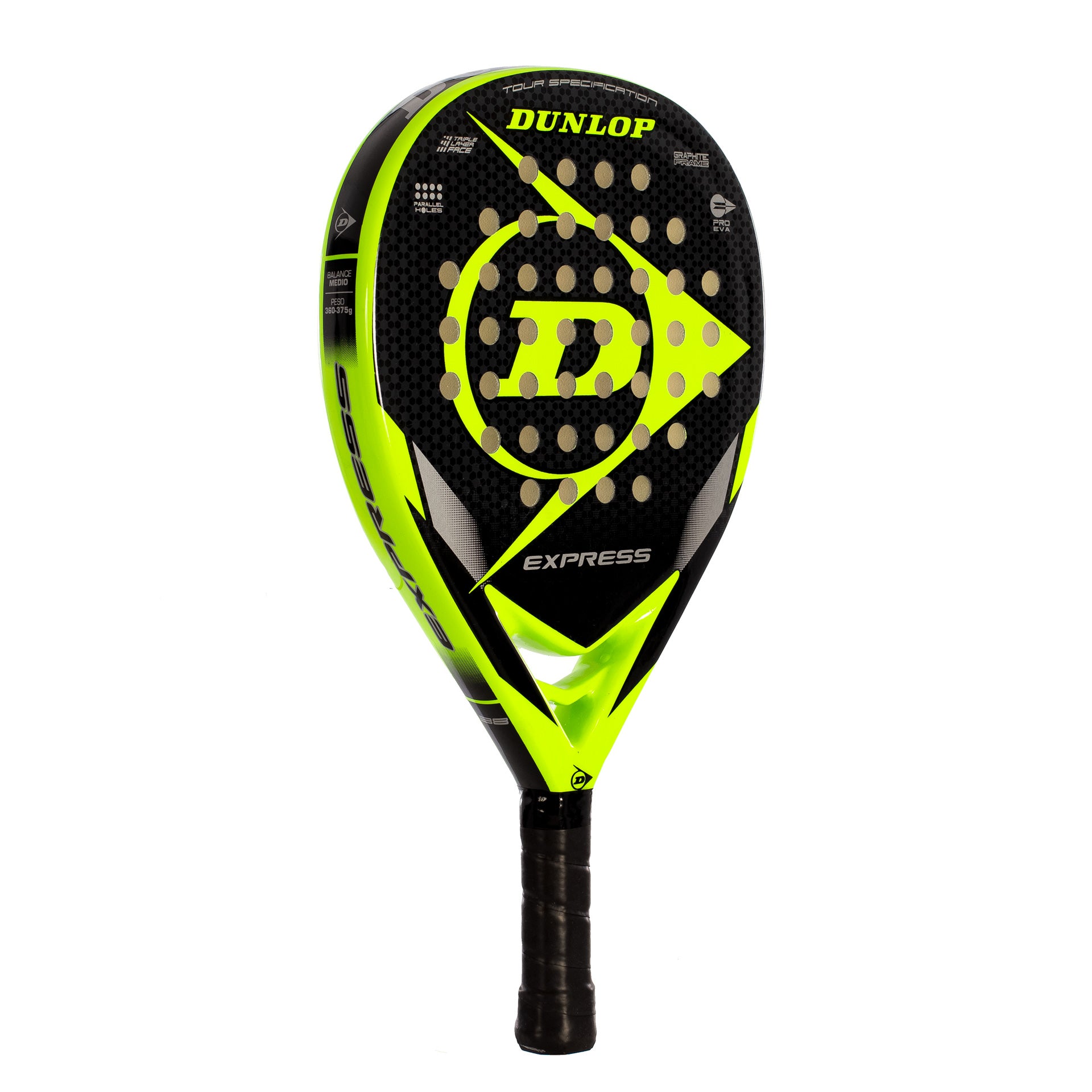 Pala Pádel Dunlop Express Black/Yellow