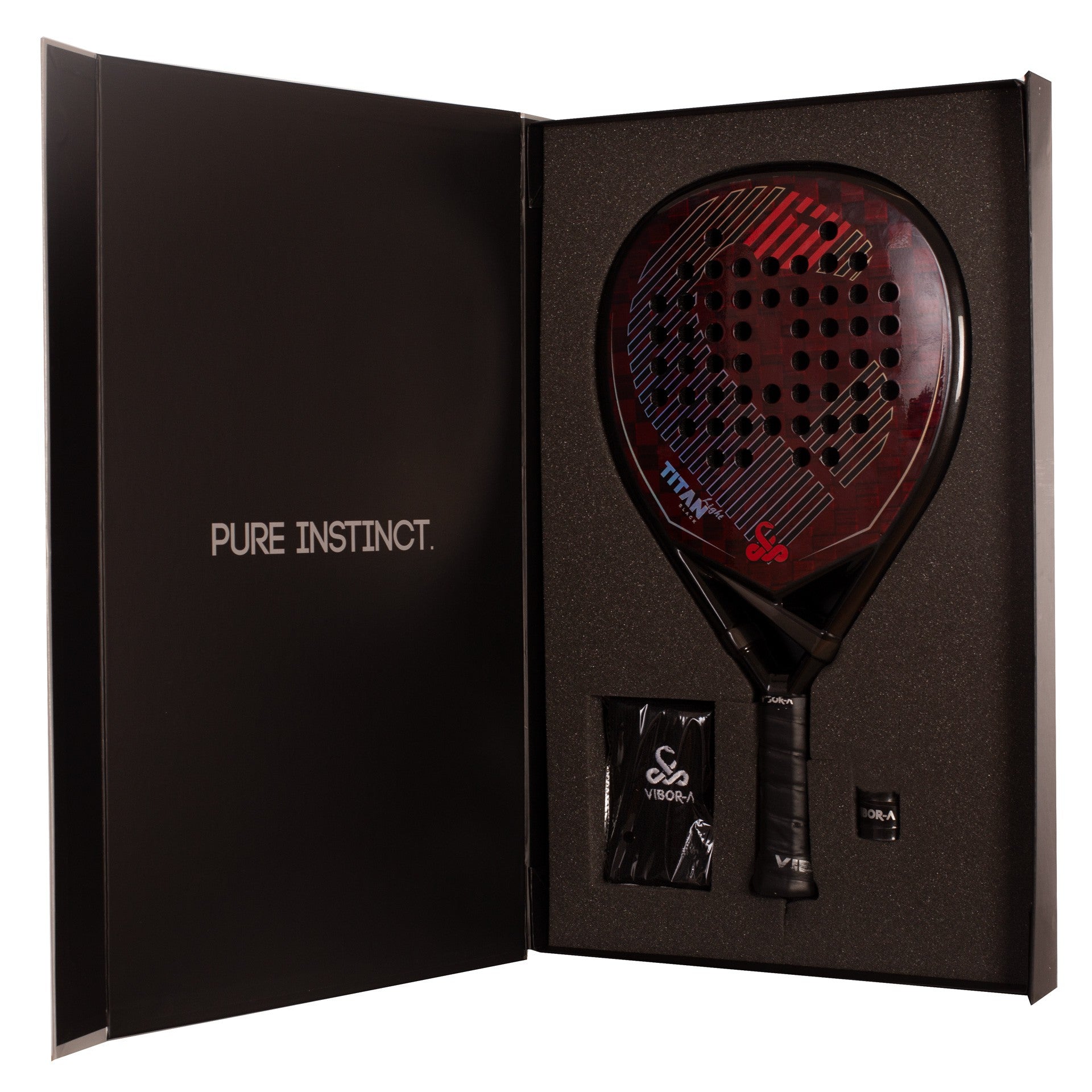 Pack Pala Pádel Vibor-A Titan Black Light