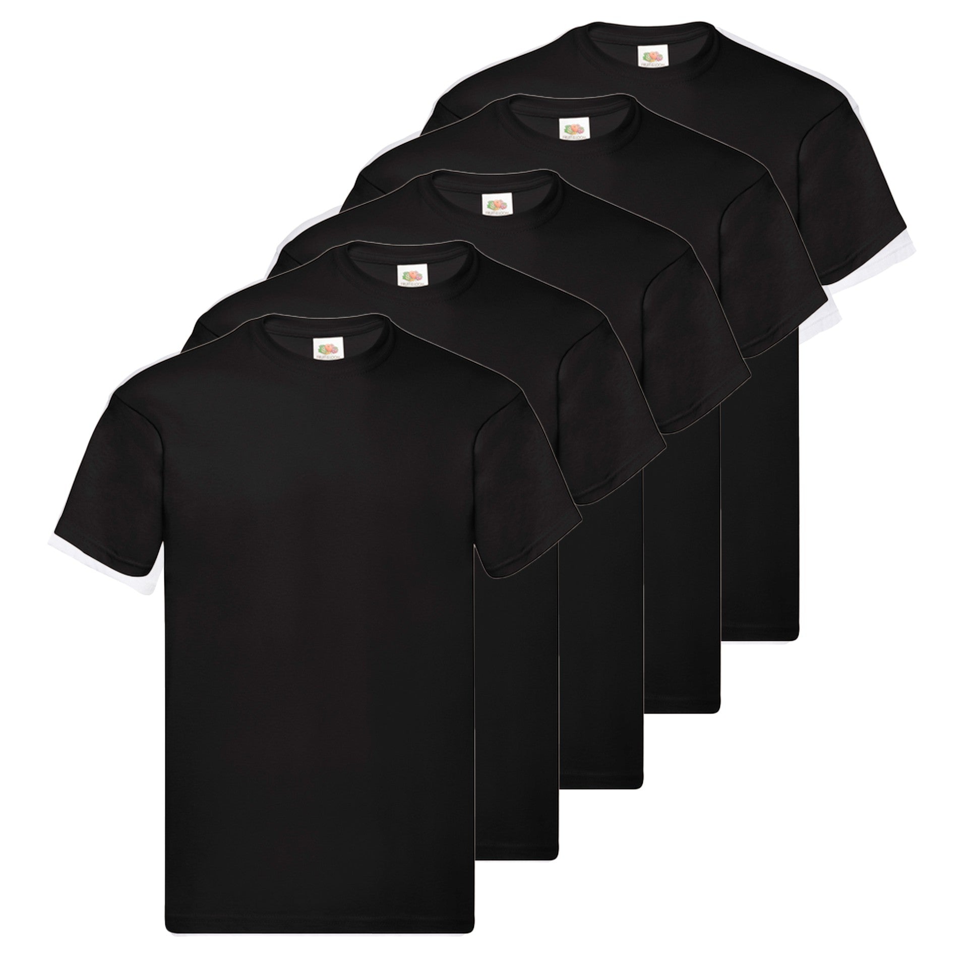 Pack De 5 Camisetas Fruit Of The Loom Original T