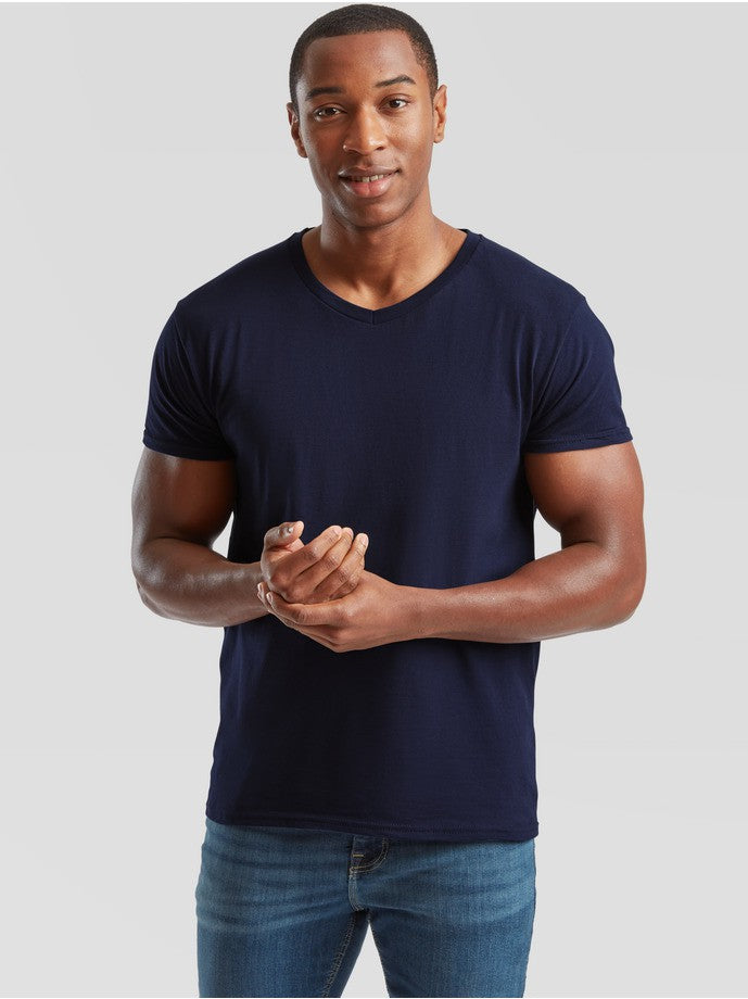 Camiseta Fruit Of The Loom Iconic 150 V-Neck T