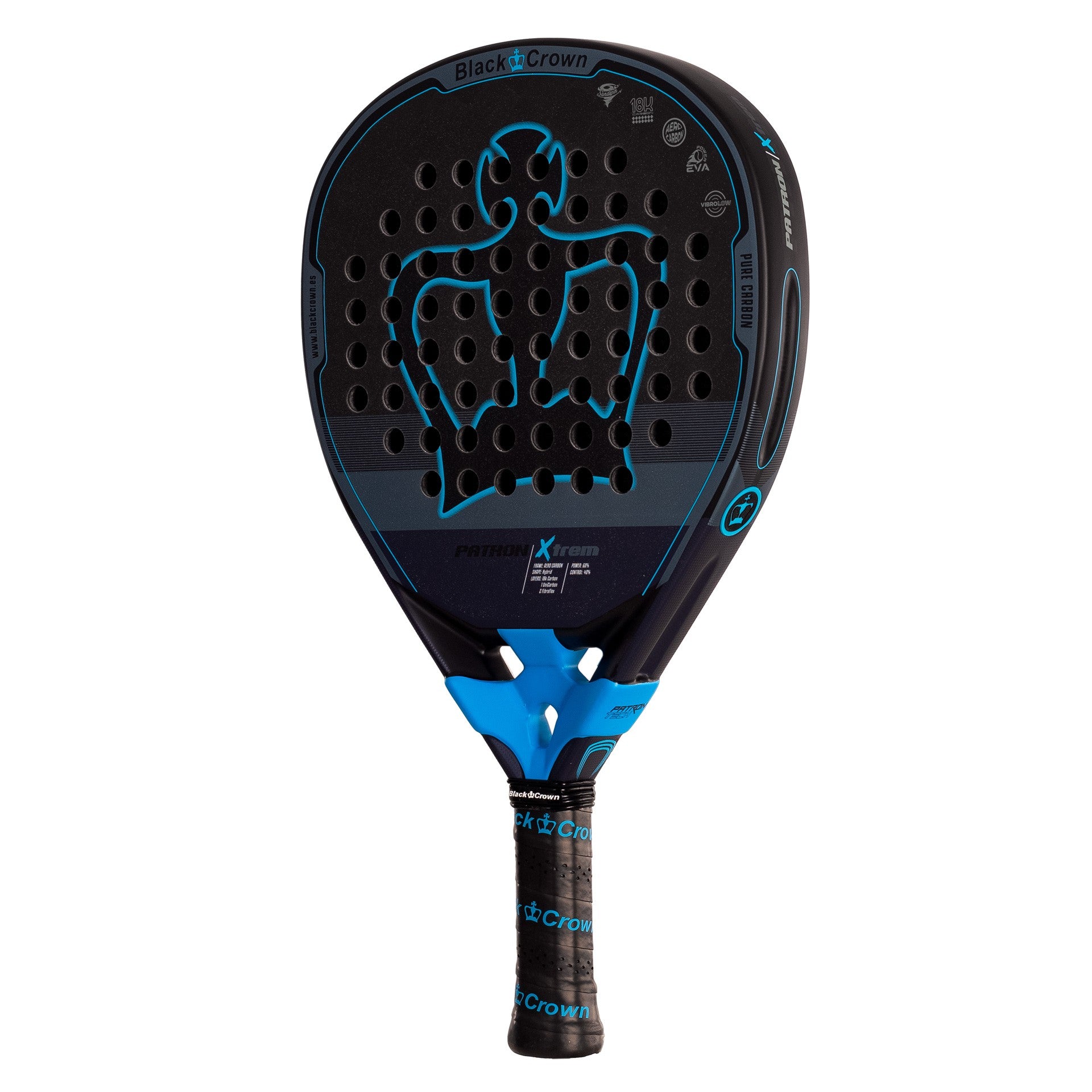 Pala De Pádel Black Crown Patron Xtrem
