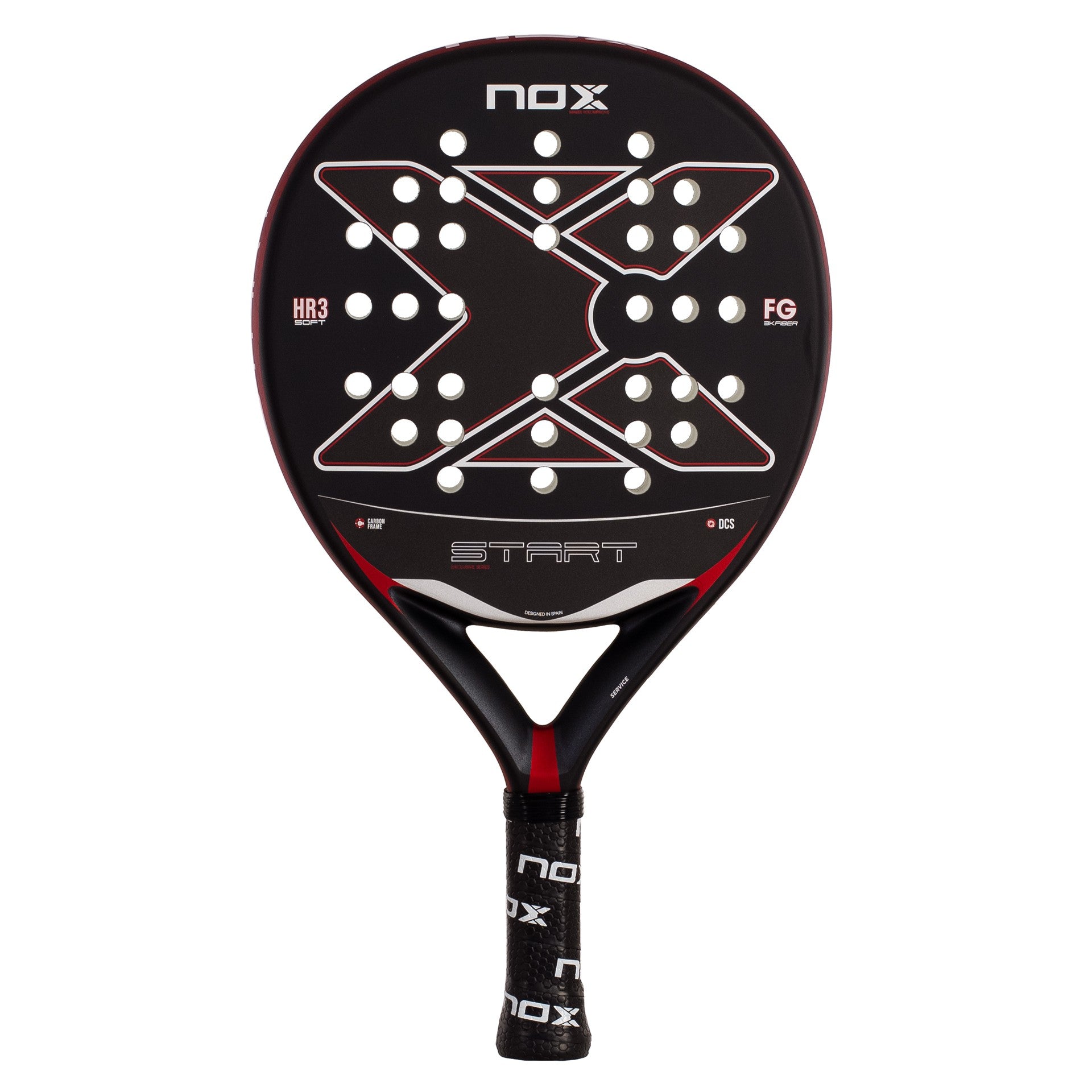 Pala De Pádel Nox Start Black Ex Js