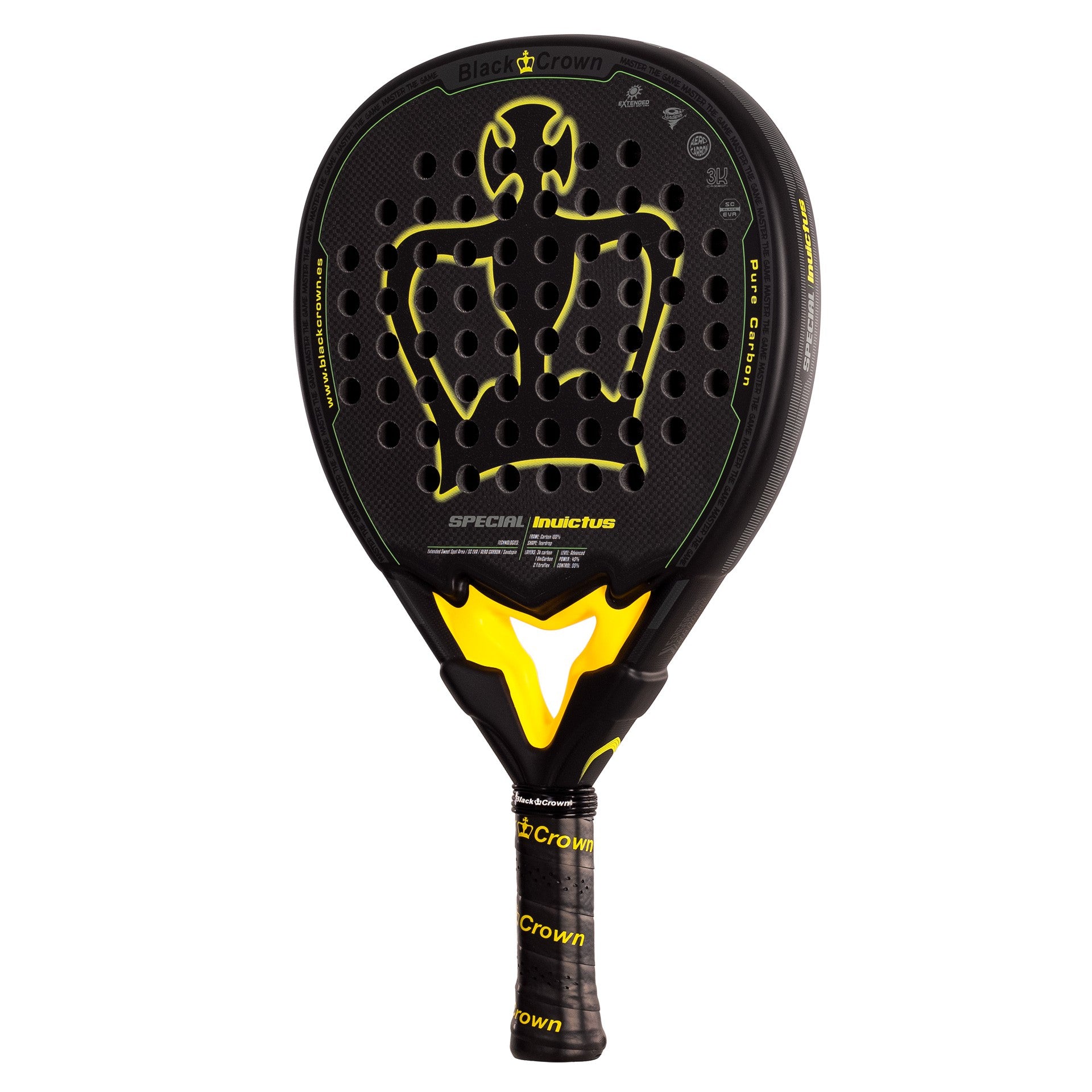 Pala De Pádel Black Crown Special Invictus