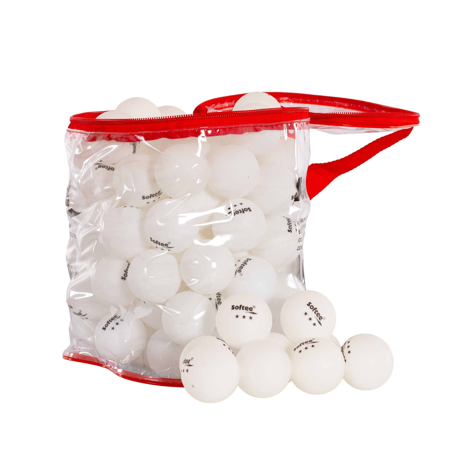 Bolsa 100 Pelotas Pp Tenis De Mesa Softee