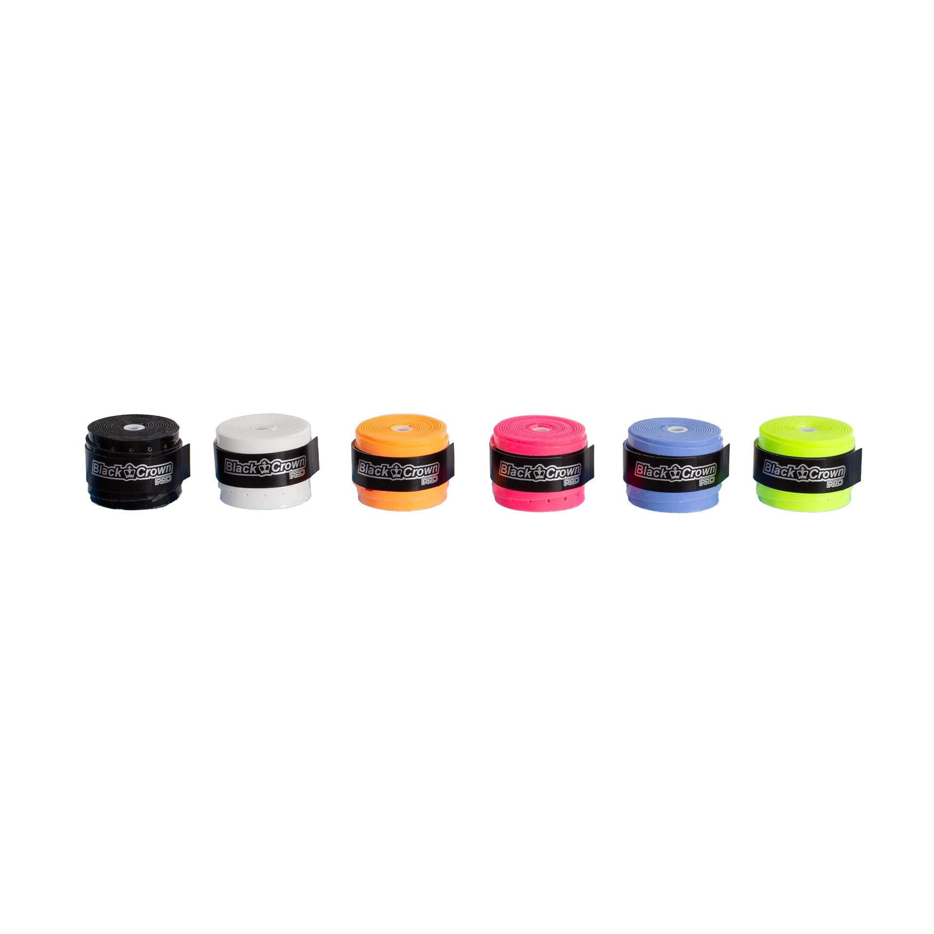 Tarro 60 Overgrips Black Crown Perforados Multicolor