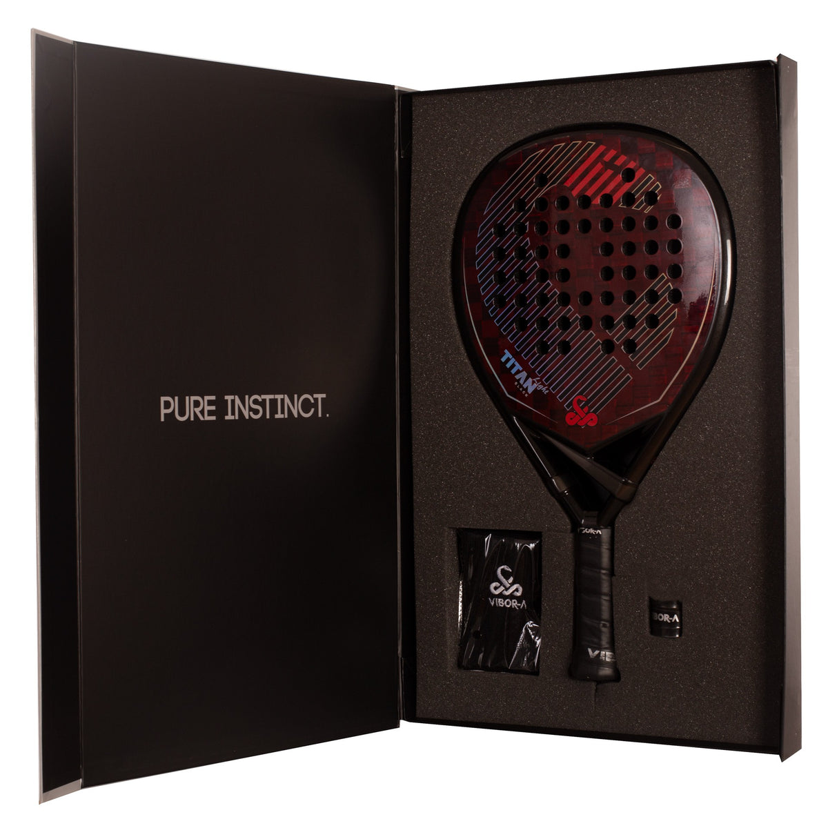 Pack Pala Pádel Vibor-A Titan Black Light