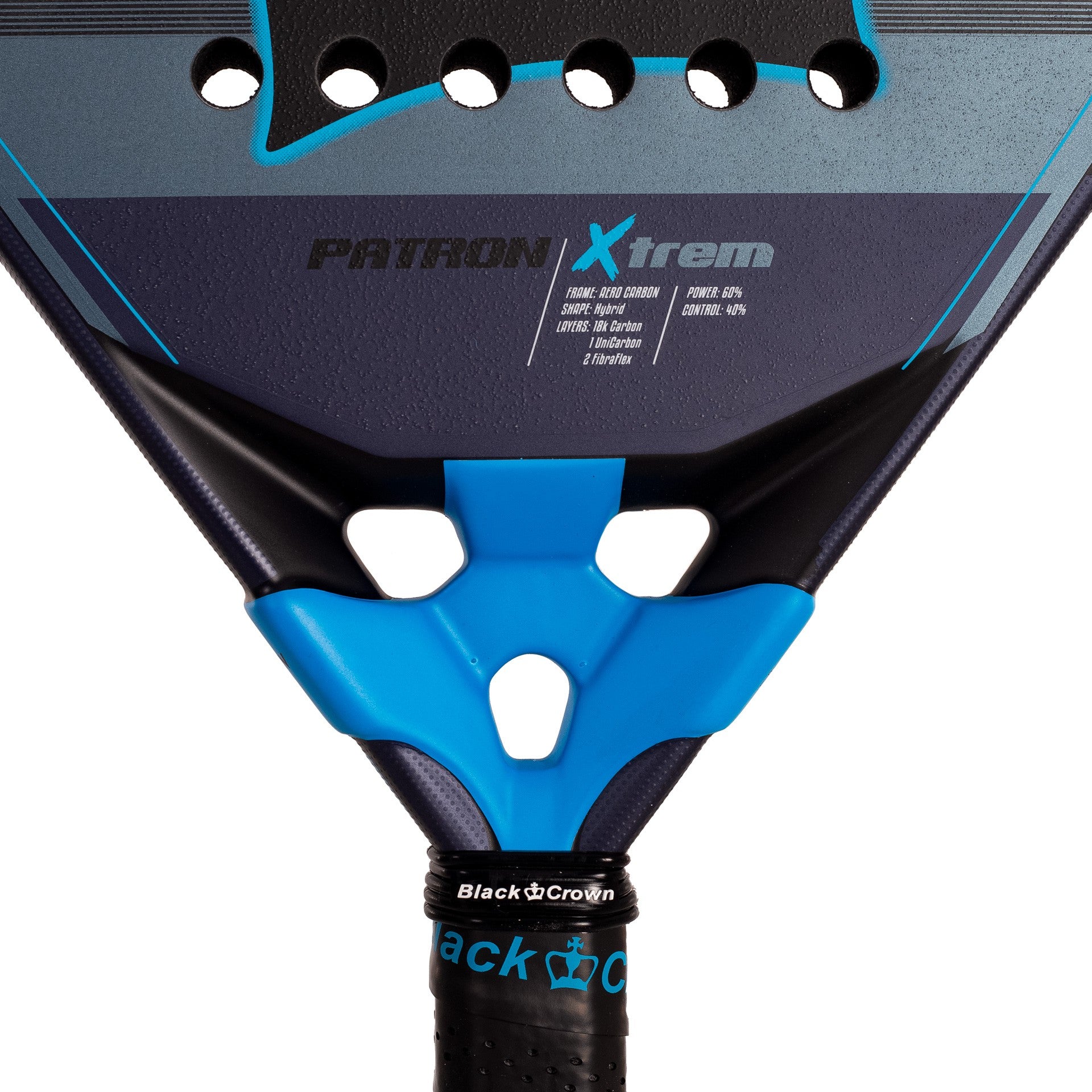 Pala De Pádel Black Crown Patron Xtrem