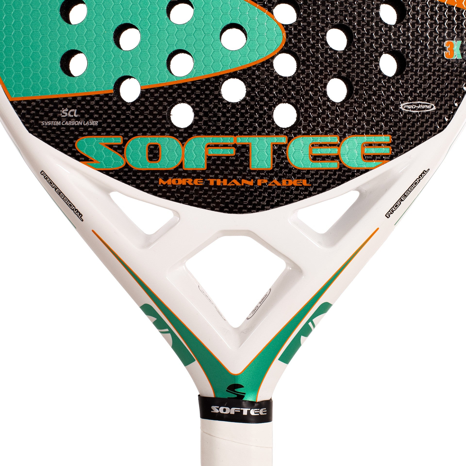Pala Pádel Softee Freezer Carbon 3K Verde Sft