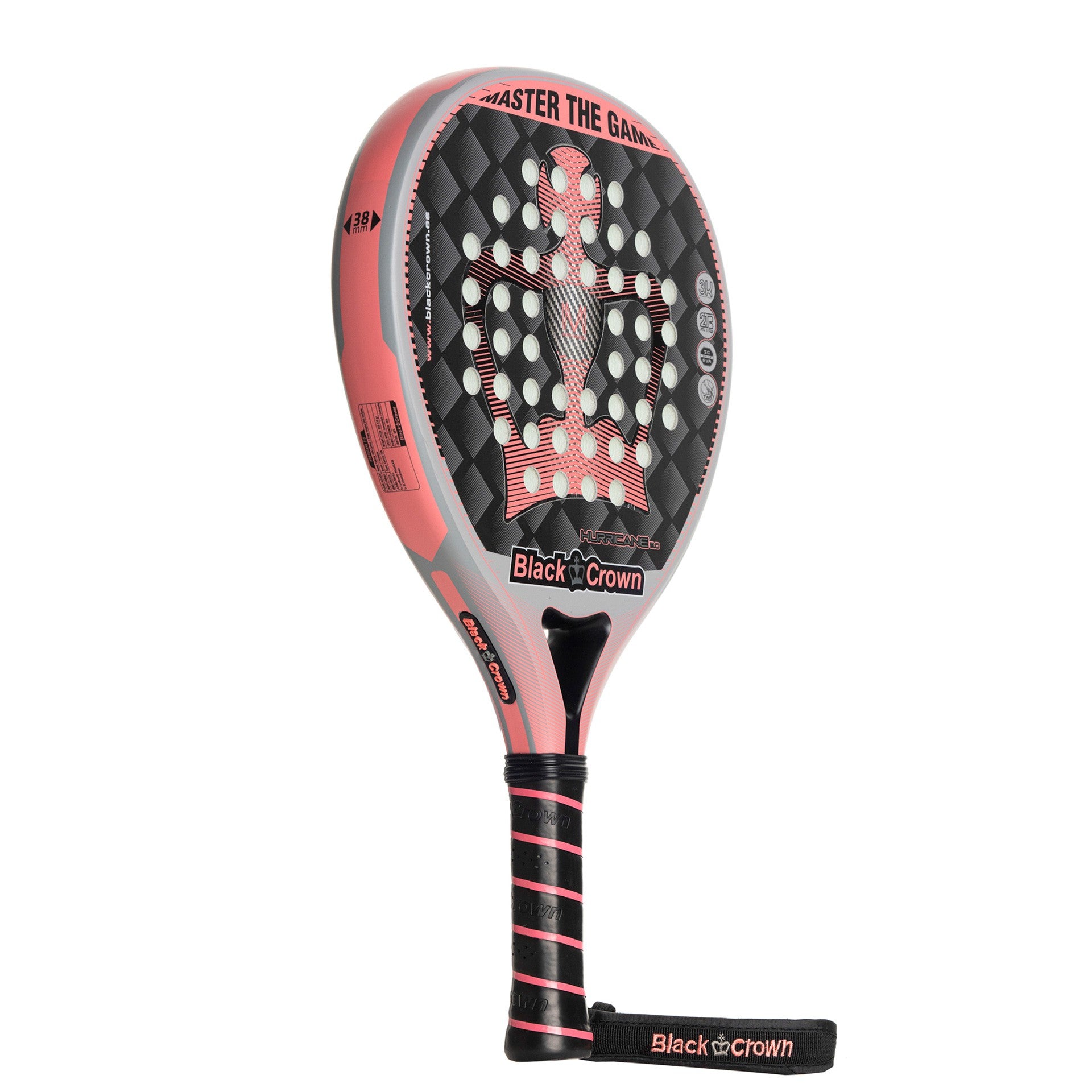 Pala De Pádel Black Crown Hurricane 2.0