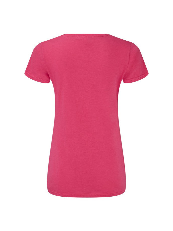 Camiseta Fruit Of The Loom Ladies Iconic 150 V-Neck T