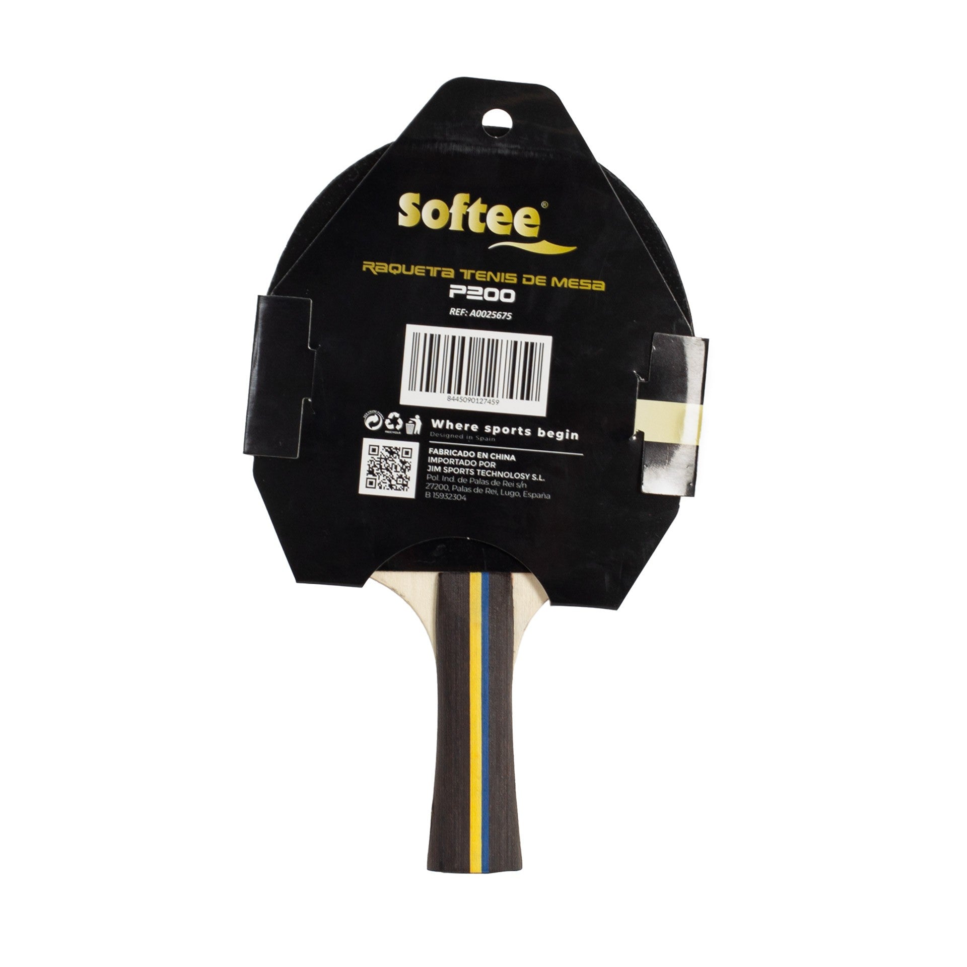 Raqueta Tenis De Mesa Softee P200