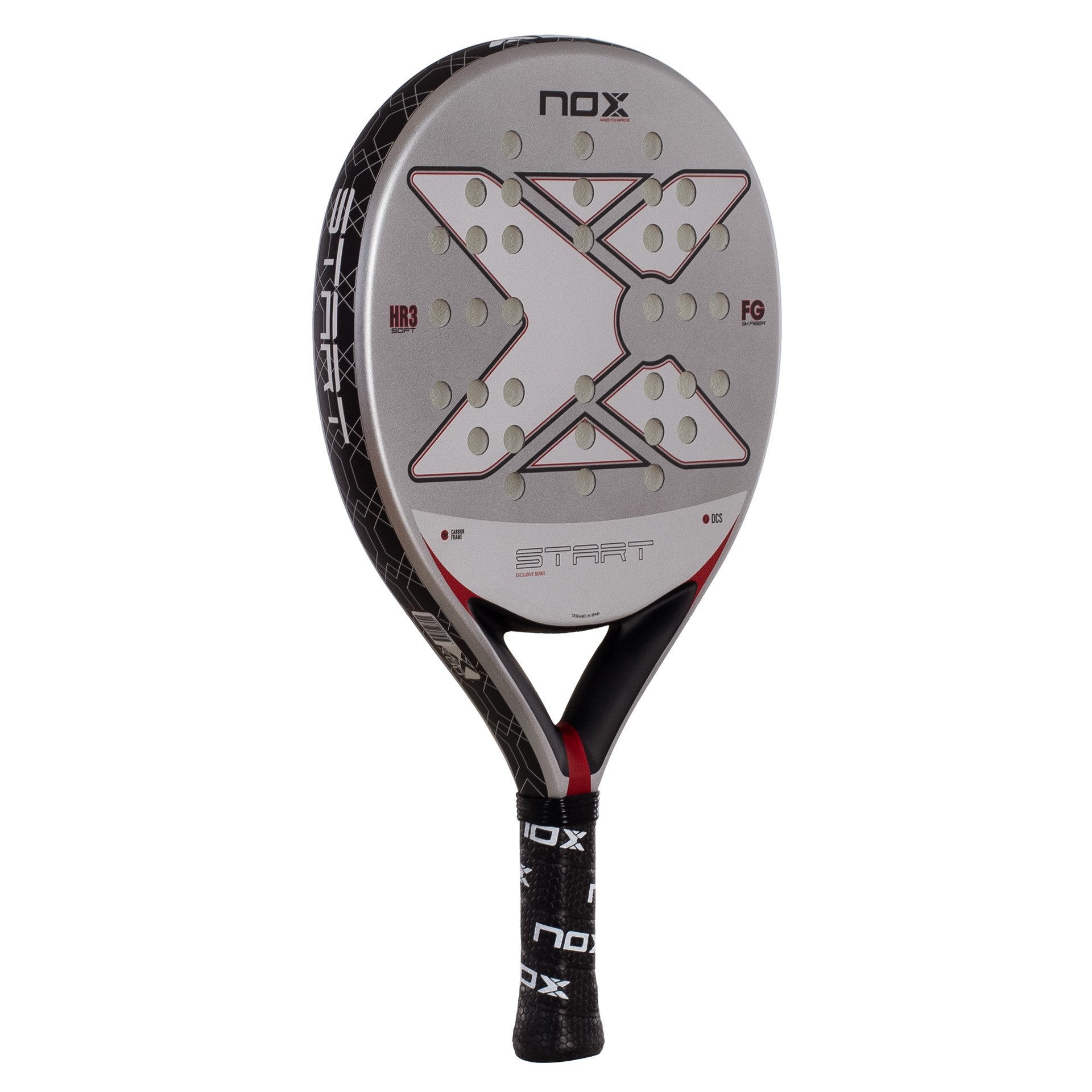 Pala De Pádel Nox Start Grey Ex Js