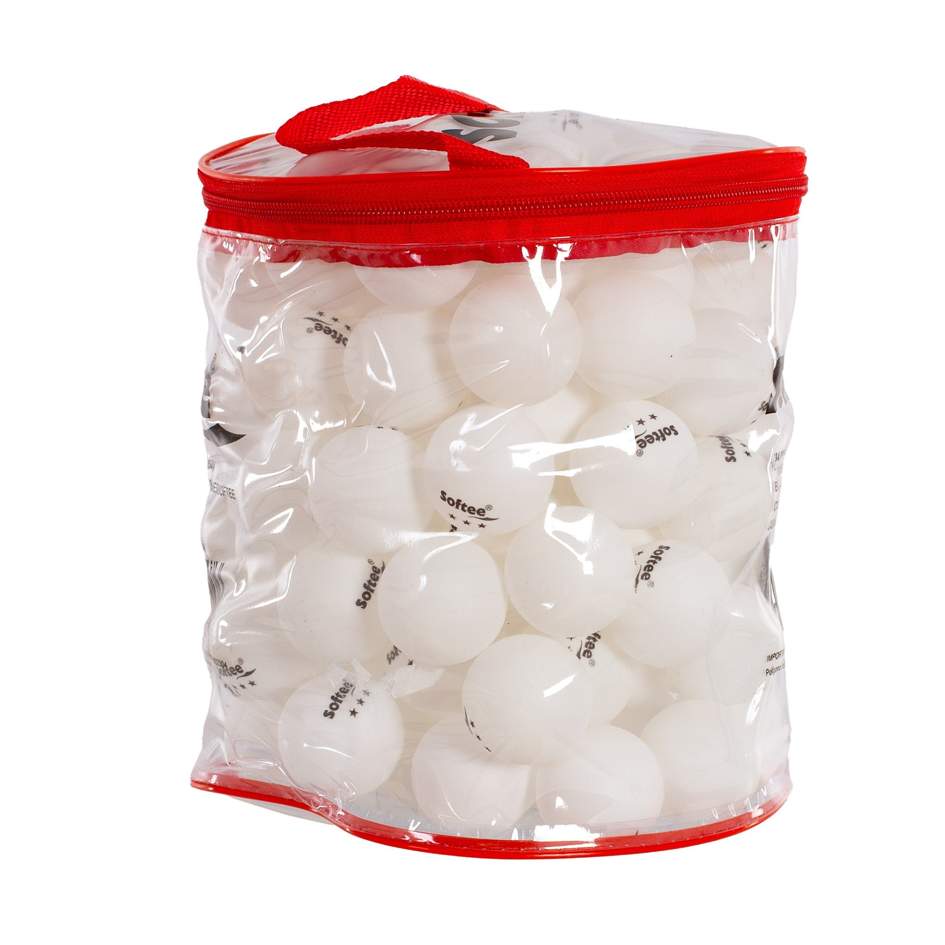 Bolsa 100 Pelotas Pp Tenis De Mesa Softee