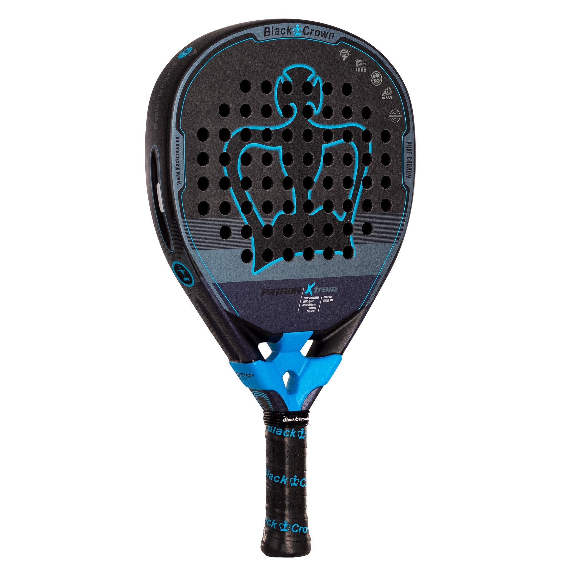 Pala De Pádel Black Crown Patron Xtrem