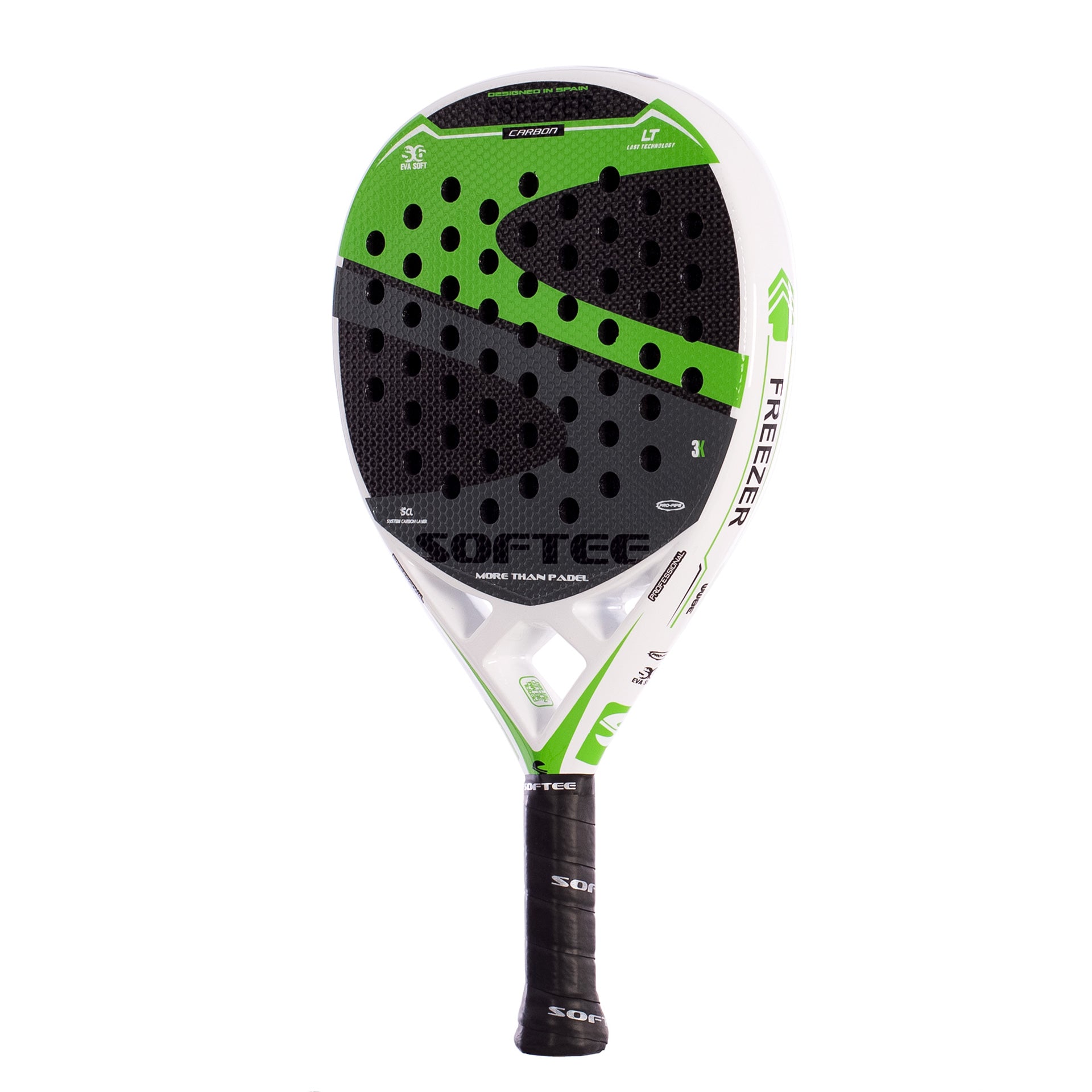 Pala Pádel Softee Freezer Carbon Green