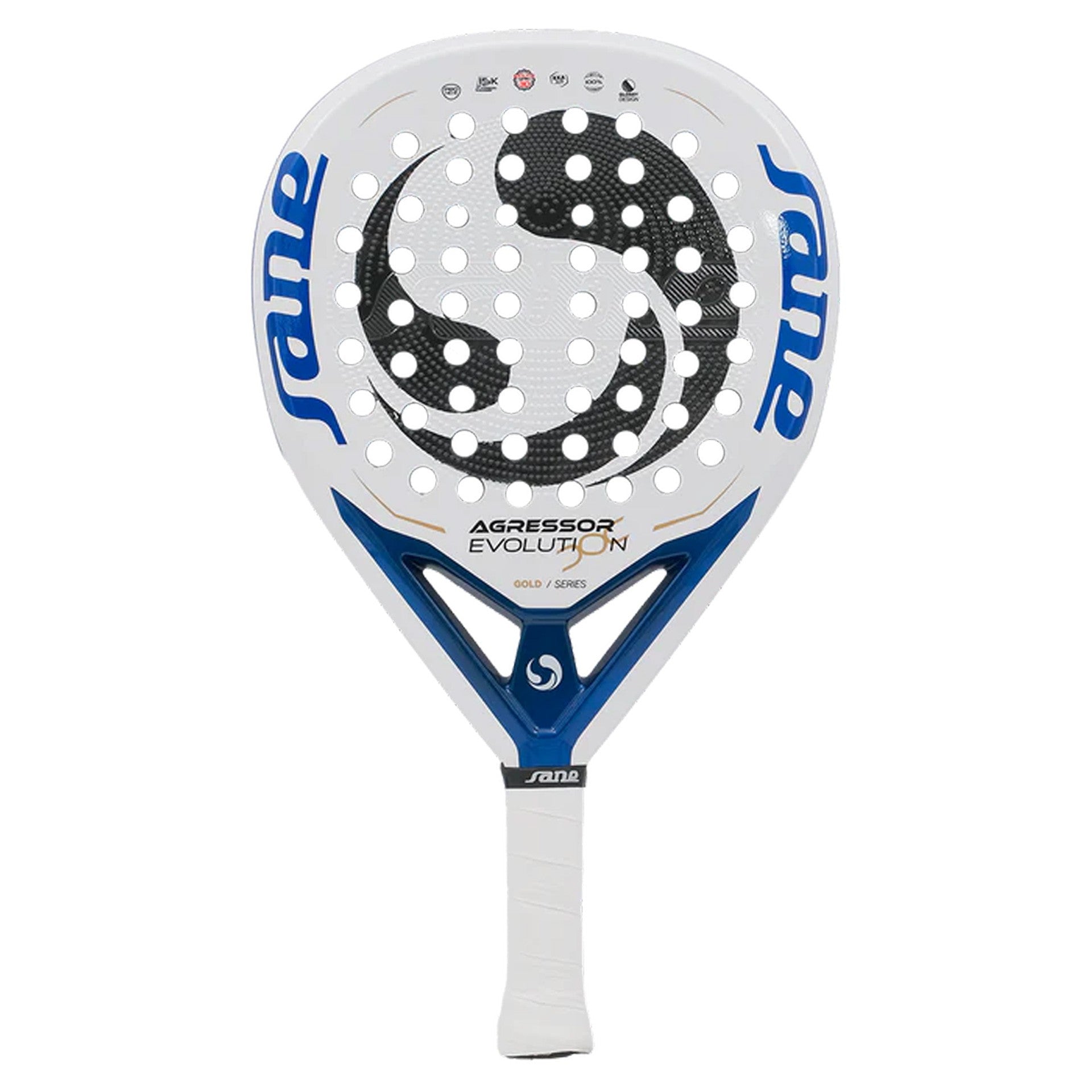 Pala De Pádel Sane Agressor Evolution Gold