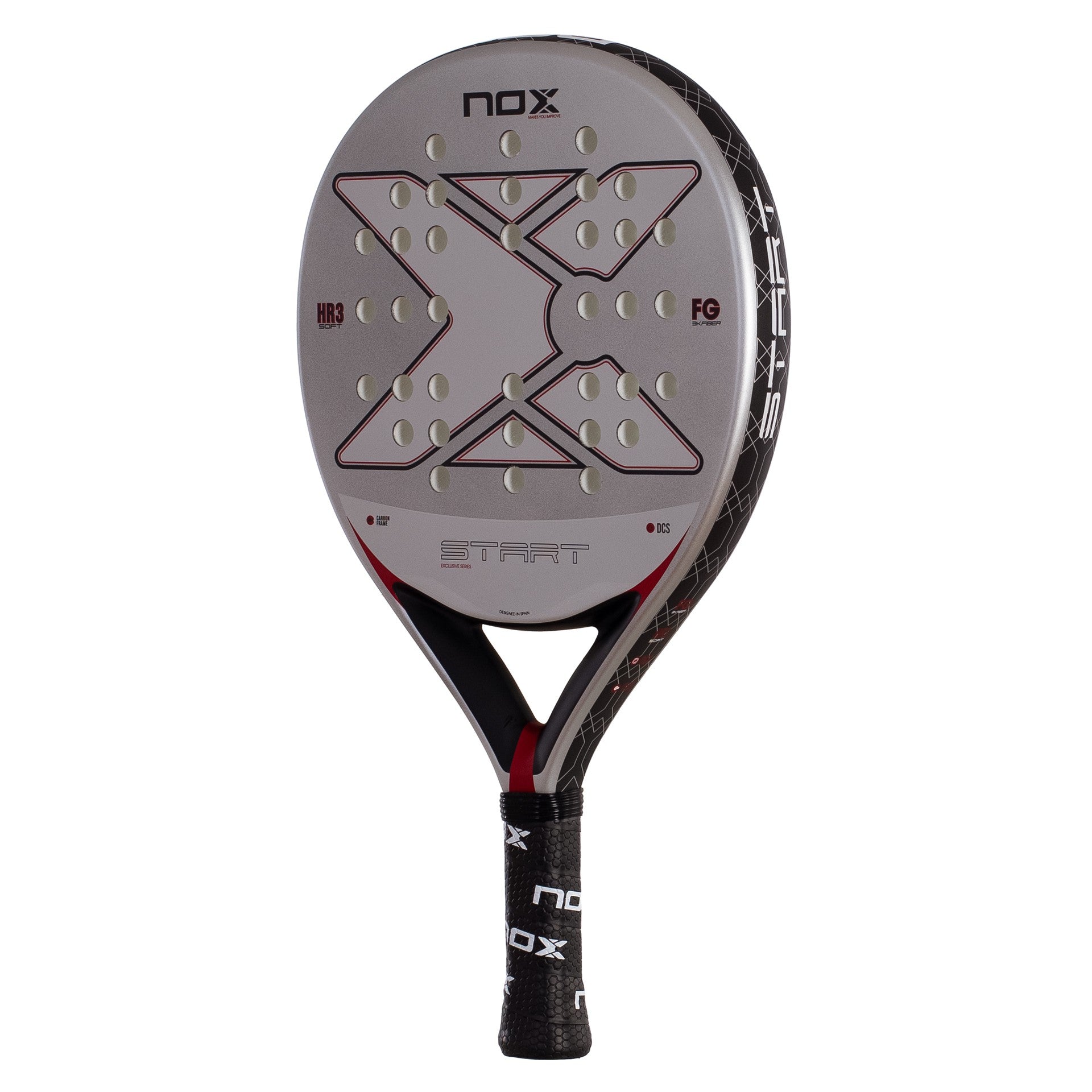 Pala De Pádel Nox Start Grey Ex Js