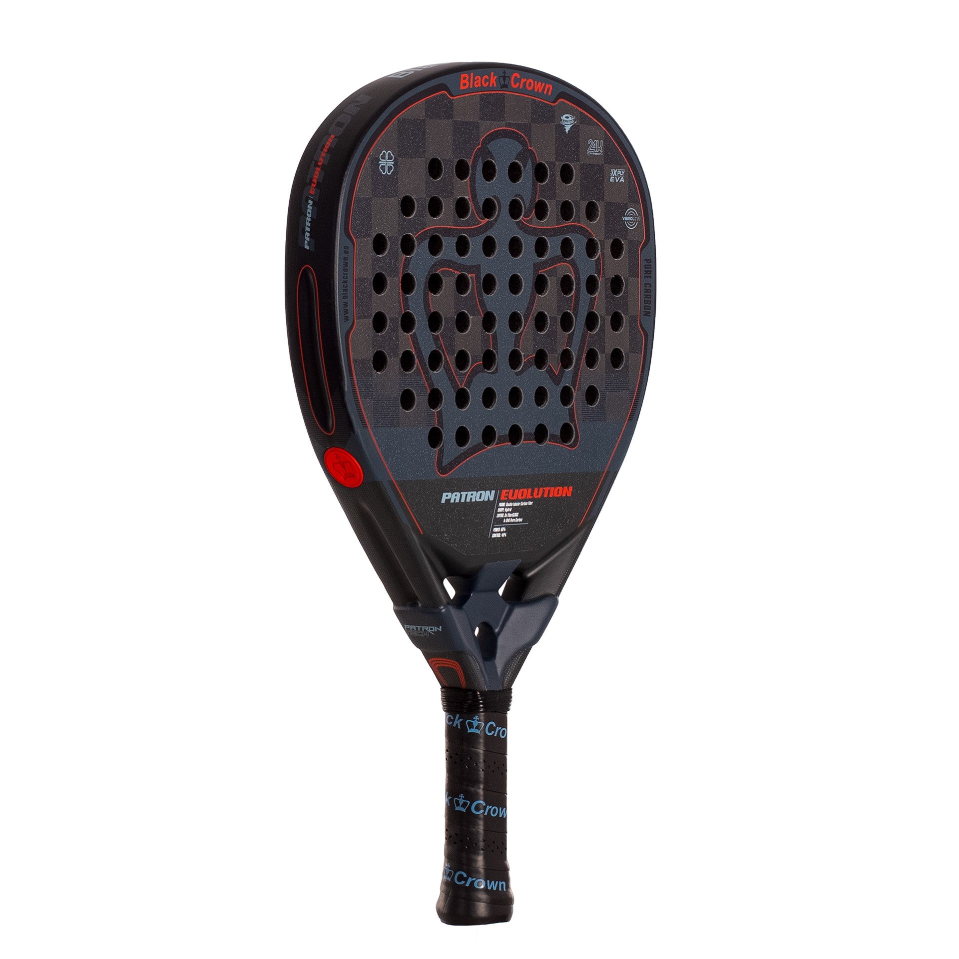 Pala De Pádel Black Crown Patron Evolution