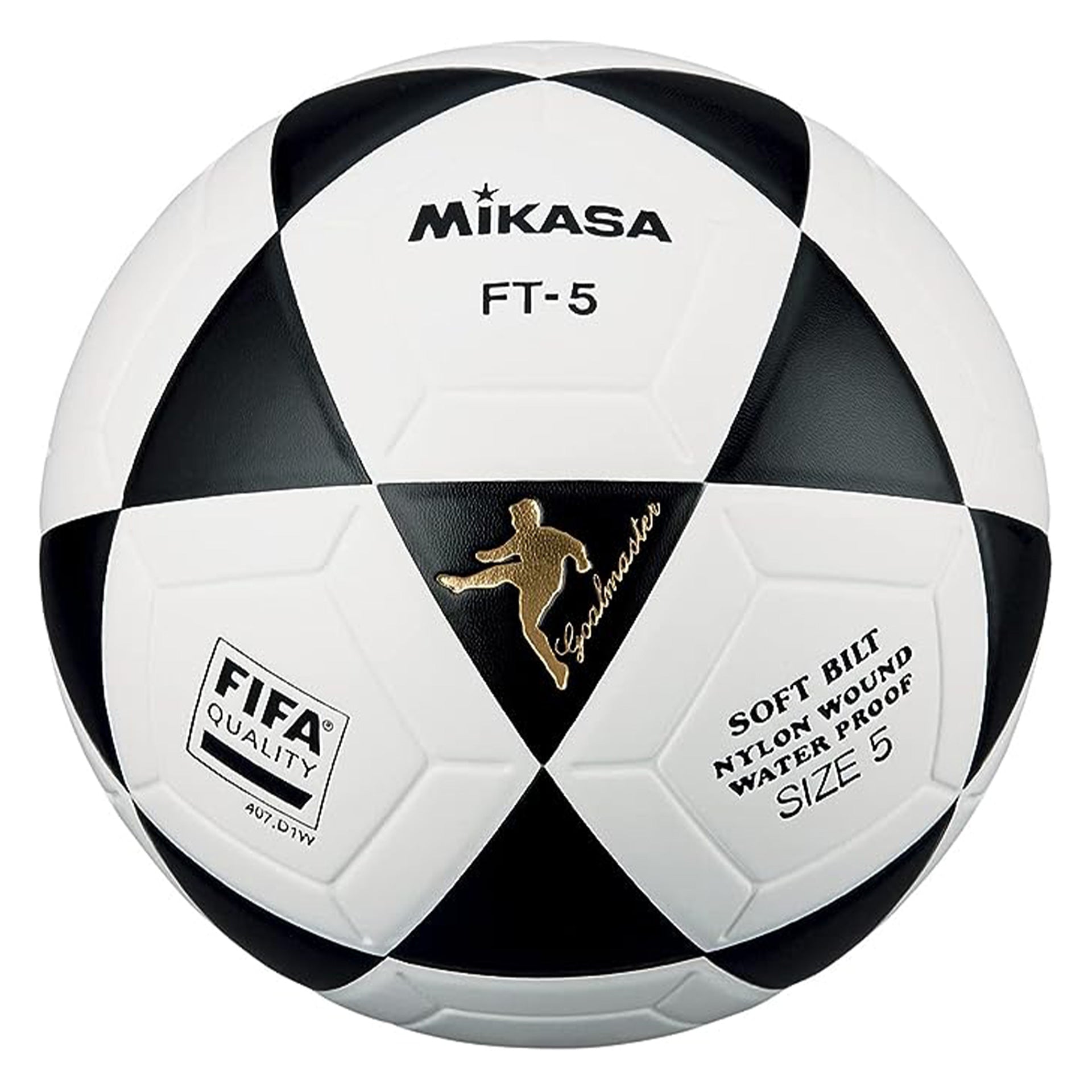 Balón Fútbol 11 Mikasa Ft-5 Cuero Sintético Termosoldado