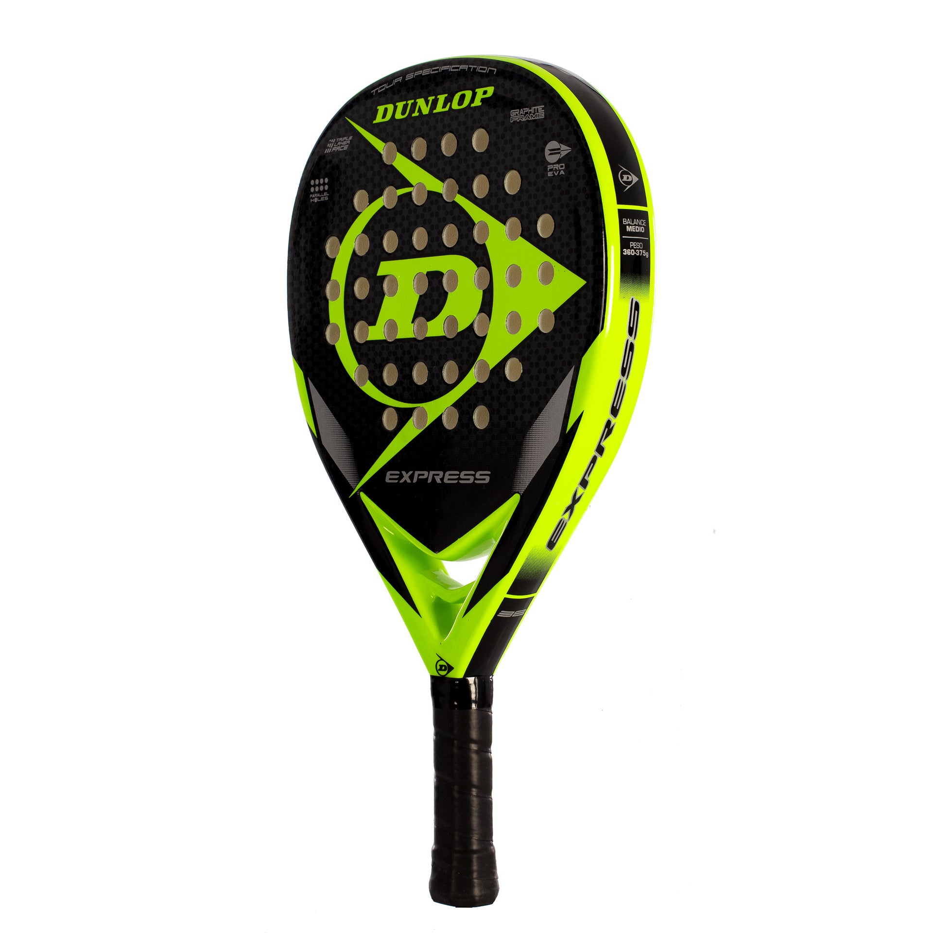 Pala Pádel Dunlop Express Black/Yellow