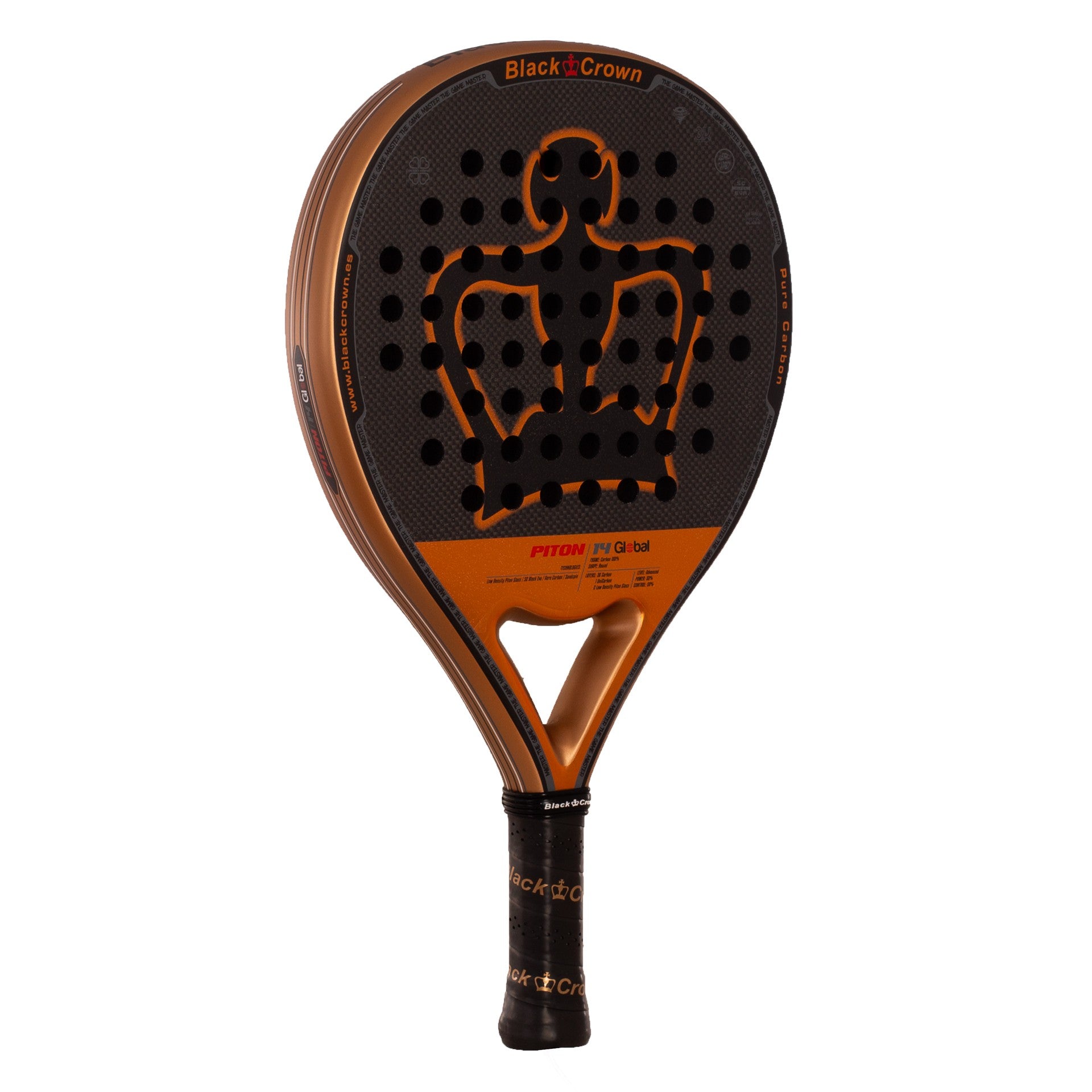 Pala De Pádel Black Crown Piton 14 Global