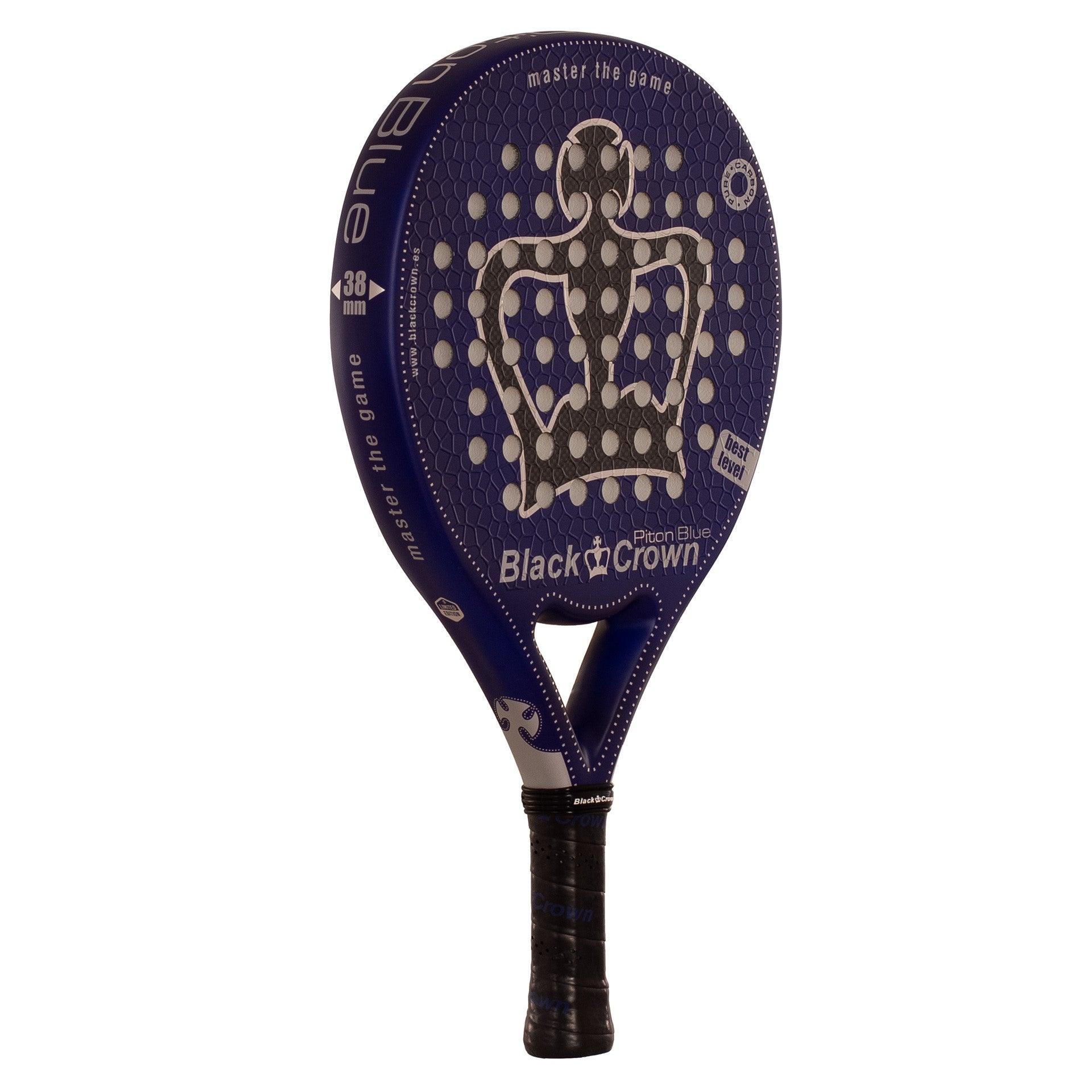Pala De Pádel Black Crown Piton Blue