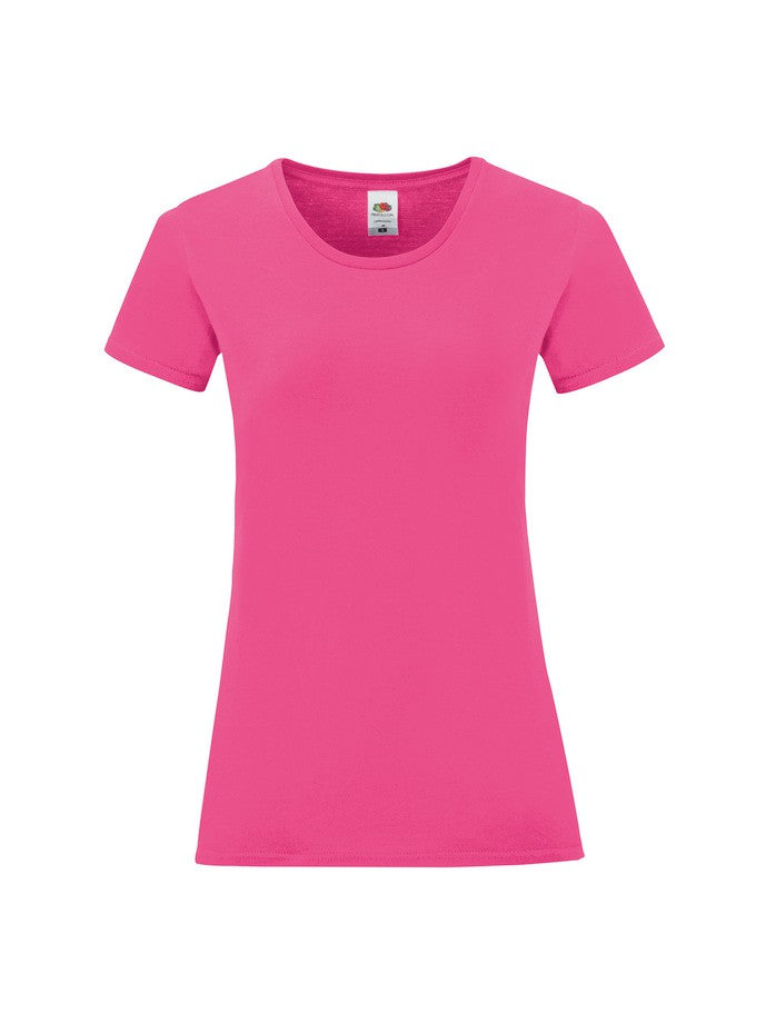 Camiseta Fruit Of The Loom Ladies Iconic 150 T