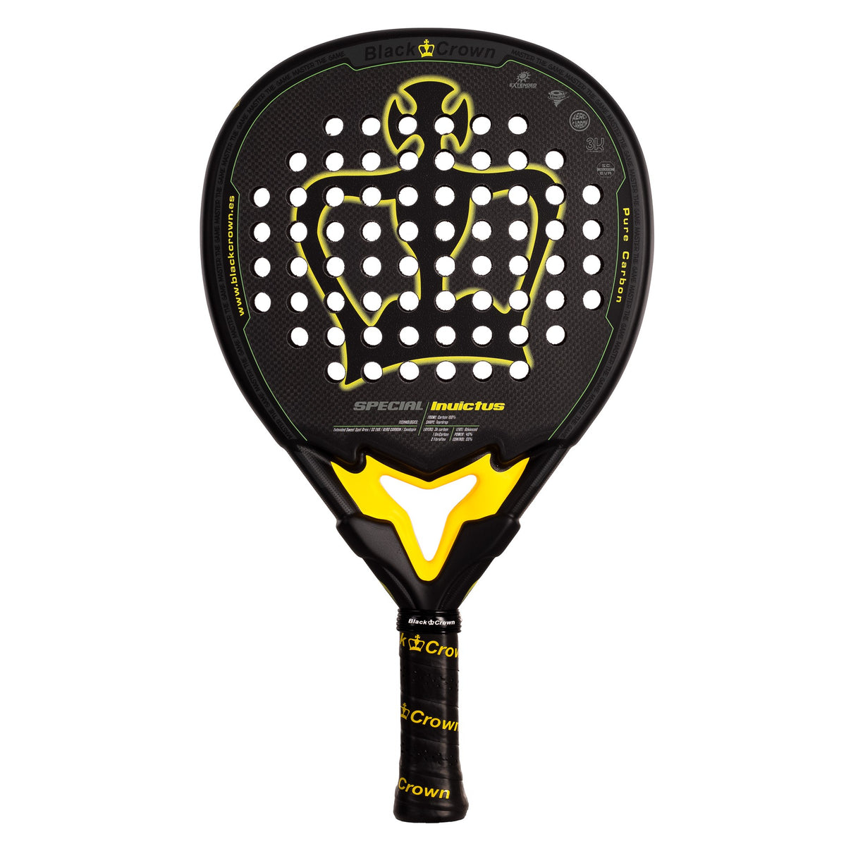 Pala De Pádel Black Crown Special Invictus