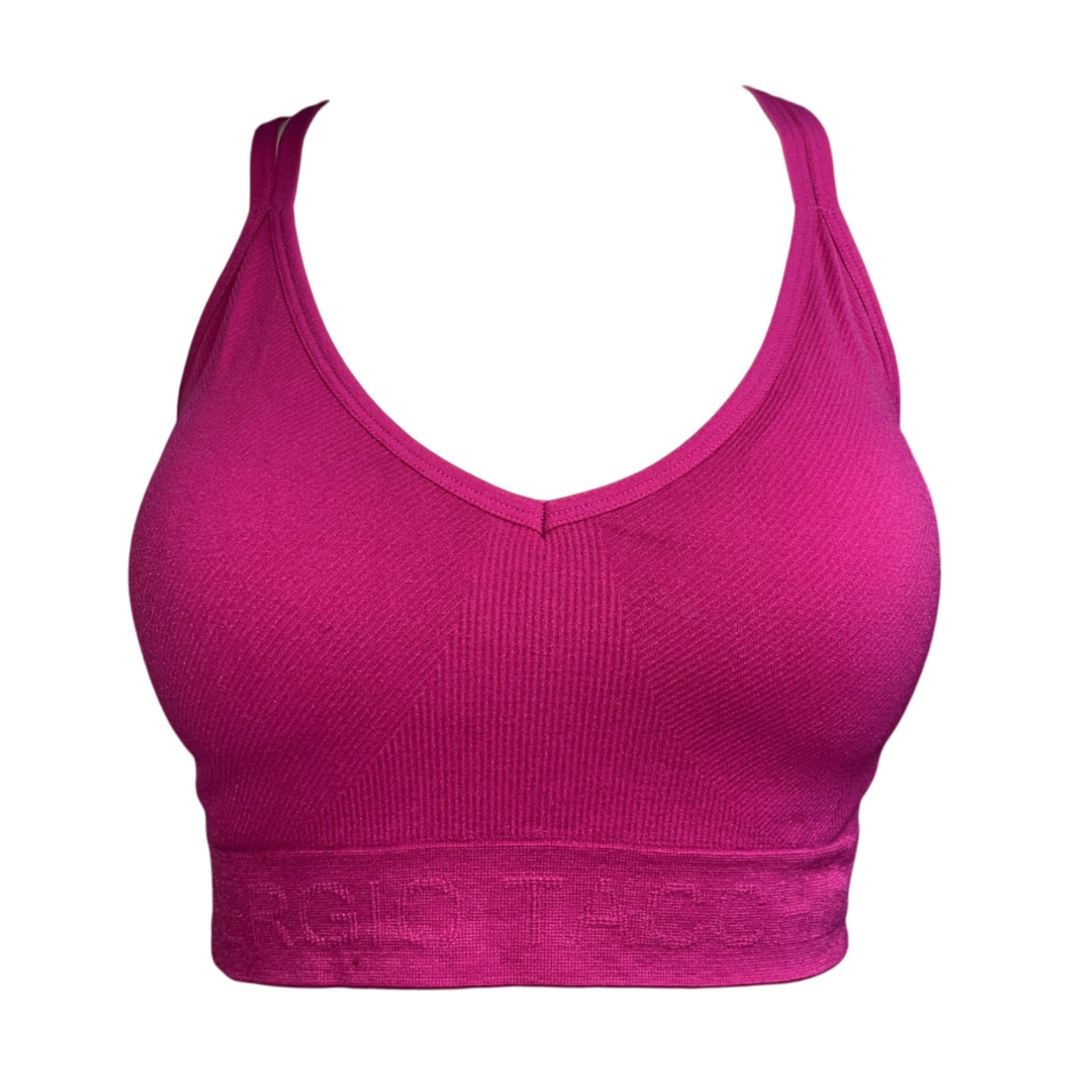 Sujetador Sin Costuras Tacchini Fucsia