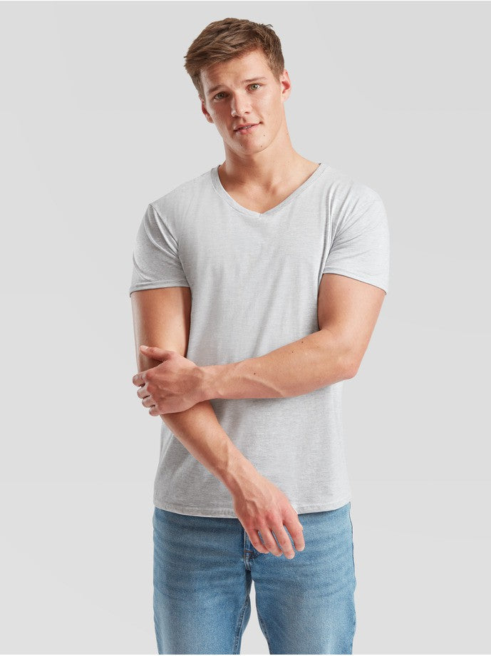 Camiseta Fruit Of The Loom Iconic 150 V-Neck T