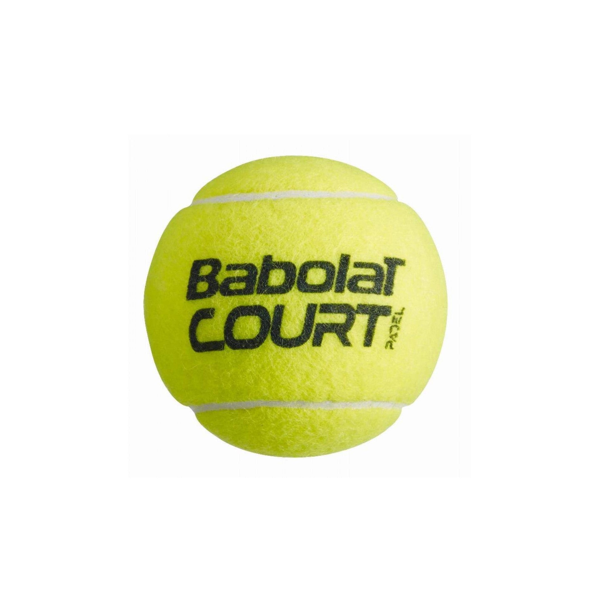 Bote De 3 Pelotas Babolat Court Pádel