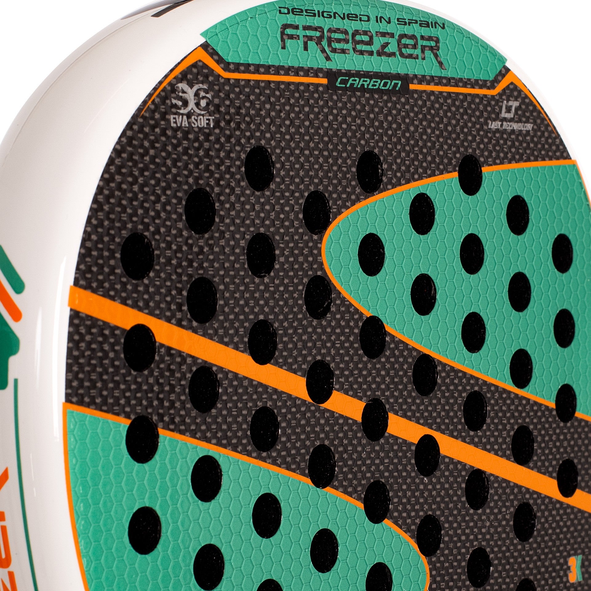Pala Pádel Softee Freezer Carbon 3K Verde Sft