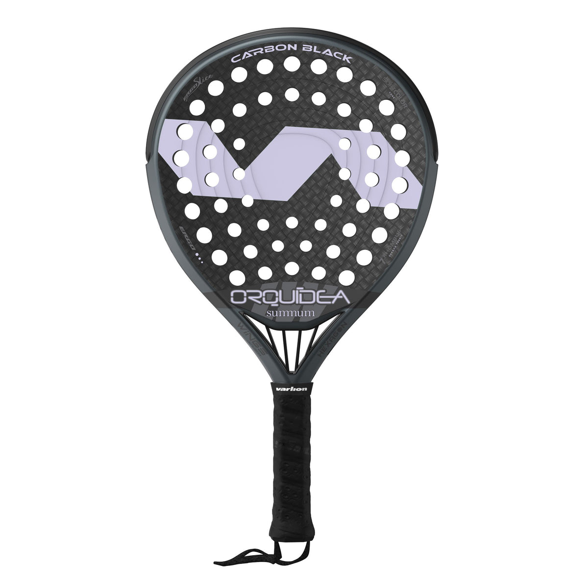 Pala De Pádel Varlion Lw Carbon Black Orquidea