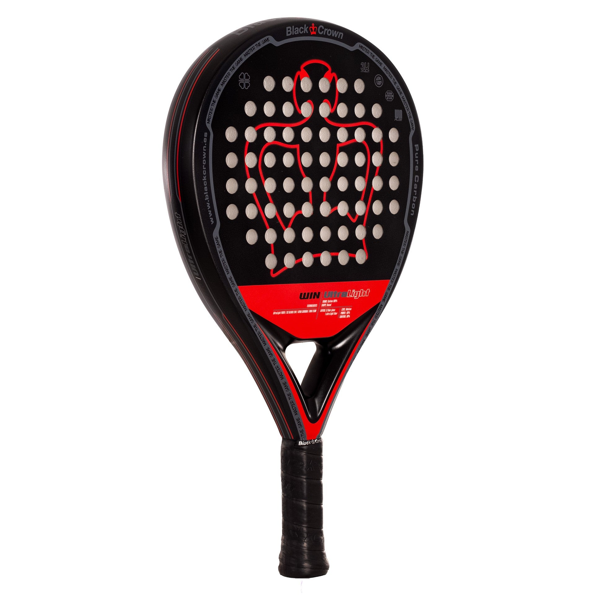 Pala De Pádel Black Crown Win Ultralight