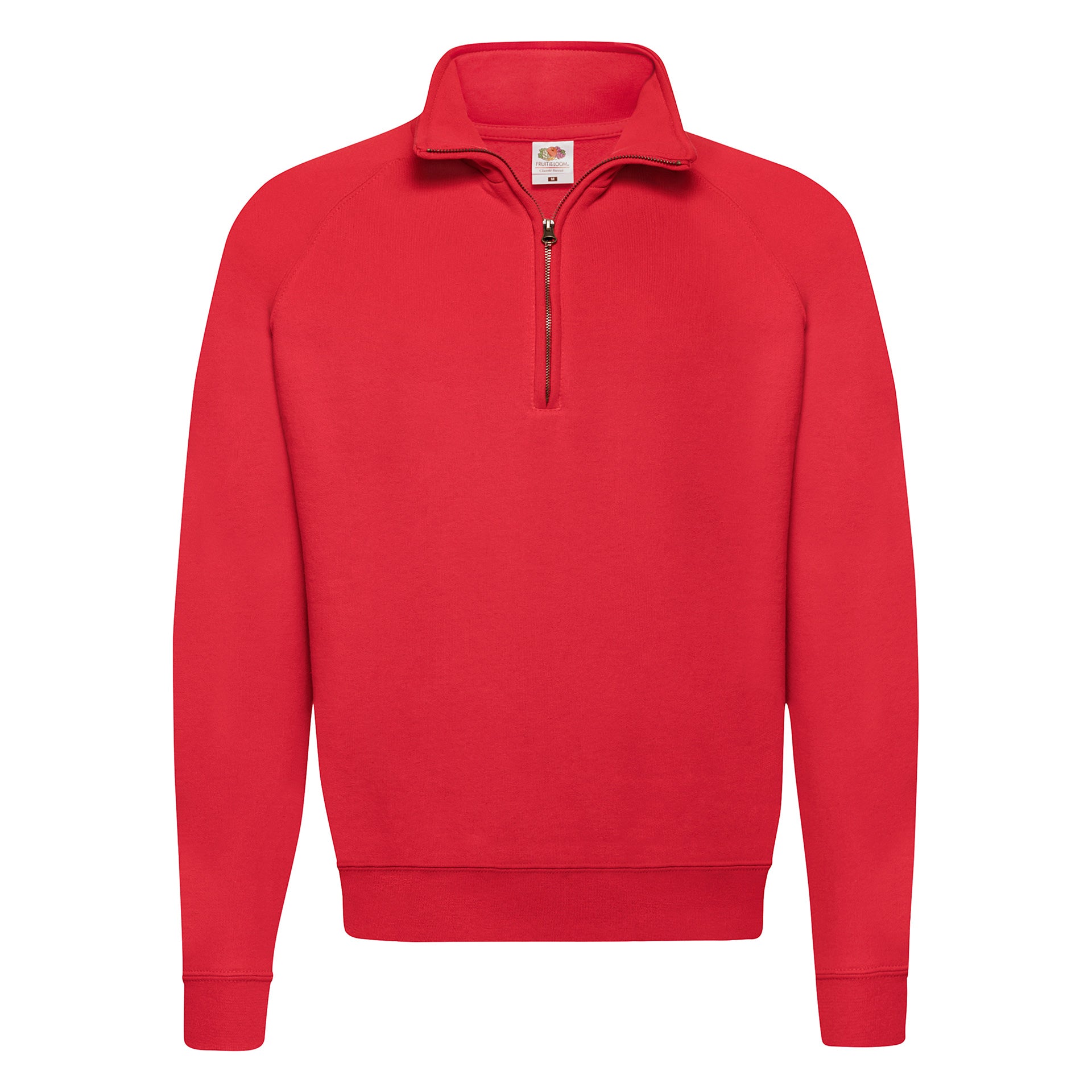 Sudadera Fruit Of The Loom Classic Zip Neck Adulto