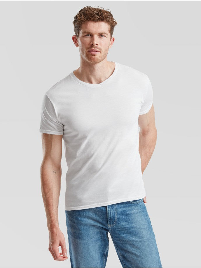 Camiseta Fruit Of The Loom Iconic 150 V-Neck T